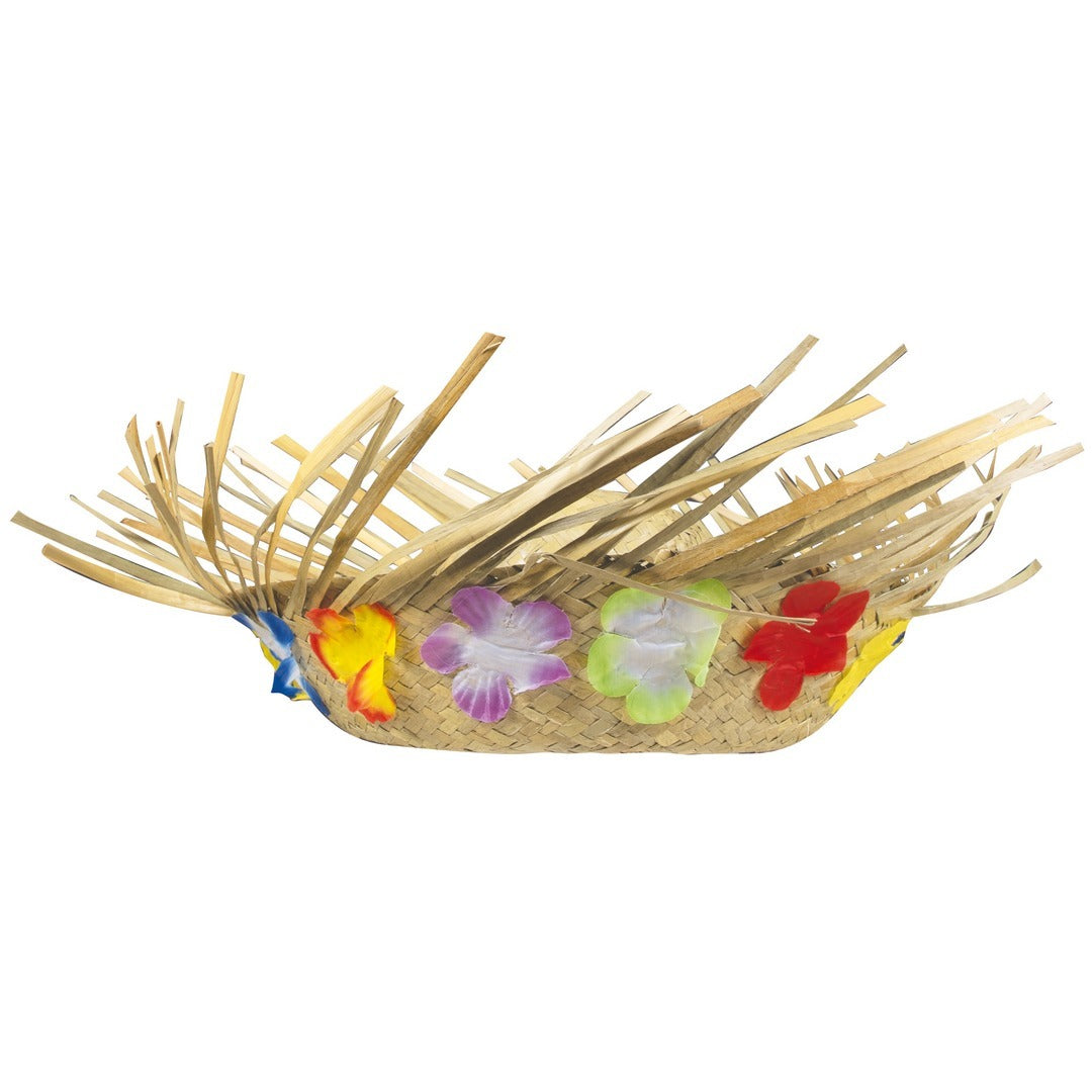 Hawaii Strohhut – Erwachsene – zufällige Farbe