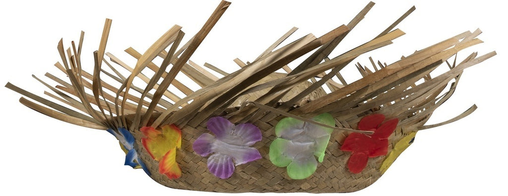 Hawaii Strohhut – Erwachsene – zufällige Farbe