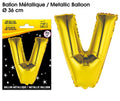 Folienballons GOLD Buchstabe V