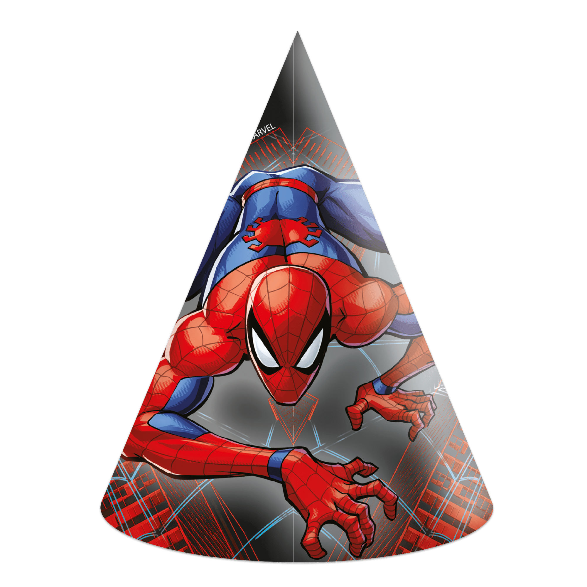 6 chapeaux en papier FSC - Spiderman World of Web