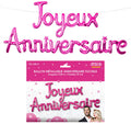 Folienballon „Alles Gute zum Geburtstag“, Fuchsia