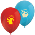 8 Ballons latex imprimés Ballons latex Pokémon