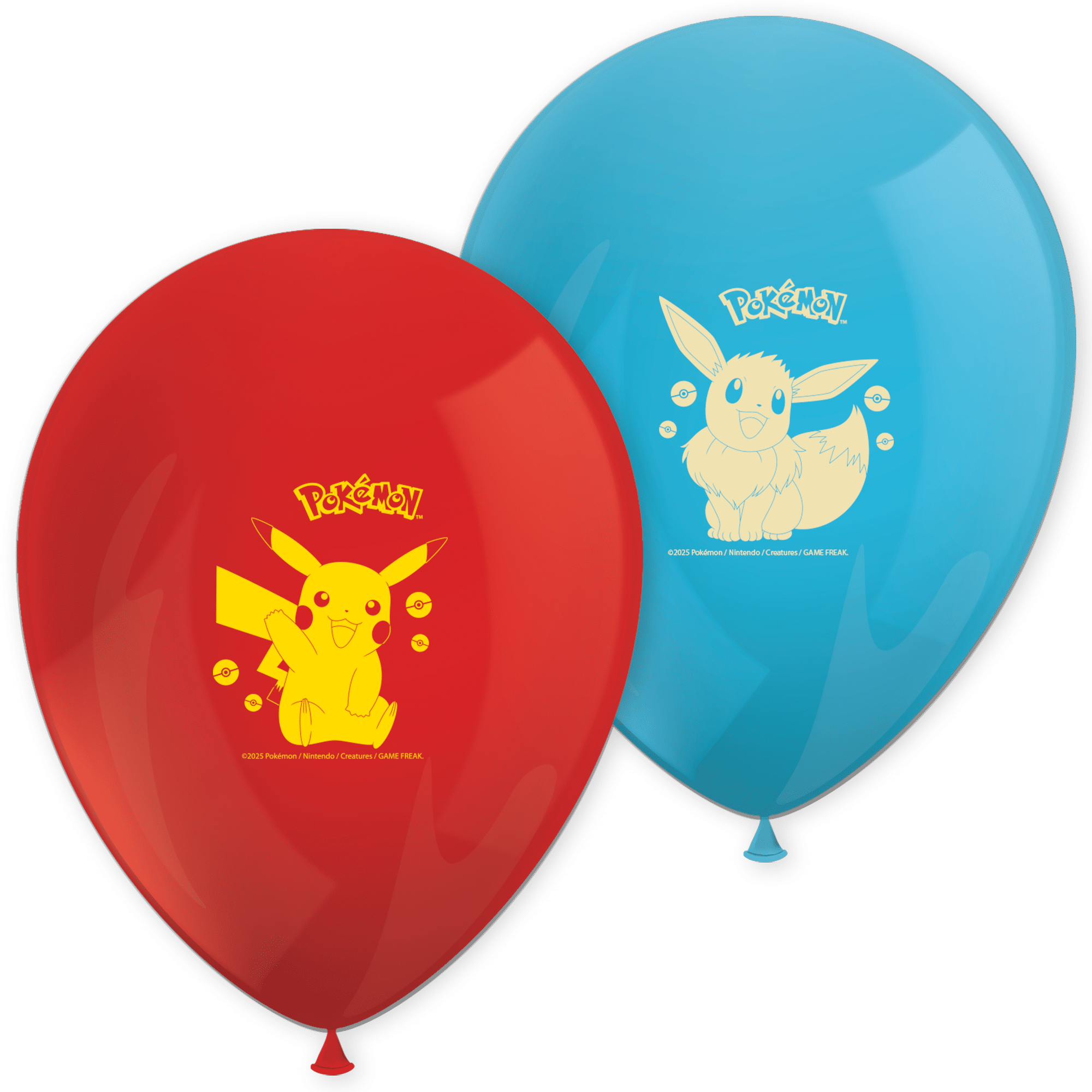 8 Ballons latex imprimés Ballons latex Pokémon