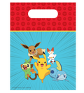 6 Sacs à cadeaux plastique Sacs à cadeaux Pokémon