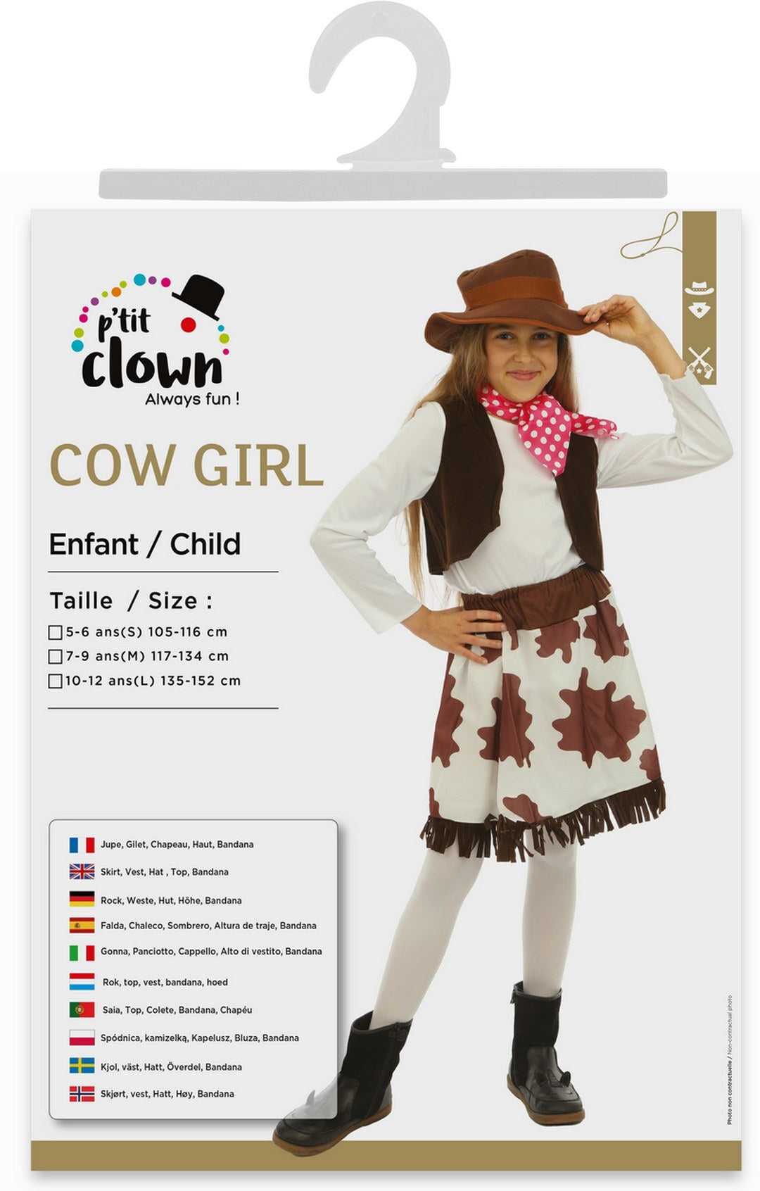 Cowgirl-Kostüm – Kinder