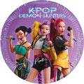 8 Assiettes en papier Assiettes certifiées FSC « K-POP Demon Hunters »