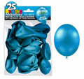 25 marineblaue Metallic-Ballons