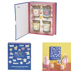 BOUGIE PARFUMEE X4 COFFRET MERCI MAITRESSE