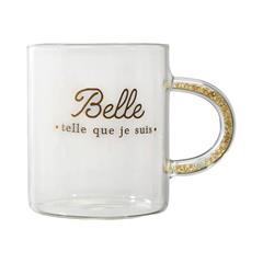 MUG POIGNEE AVEC PAILLETTES ET PRINT 35C