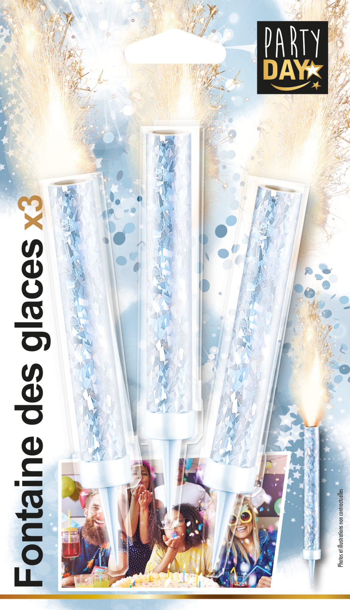 FONTAINE DES GLACES® 9,5 cm x3