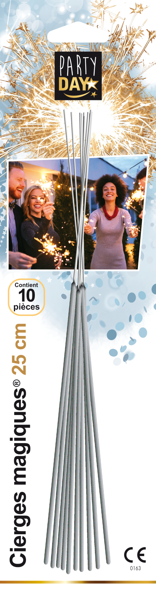 CIERGES MAGIQUES® 25 cm x10