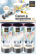 CANONS SERPENTINS À RESSORT 11 cm EN SACHET