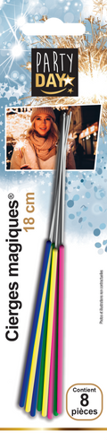 WUNDERKERZEN® FLUOS 18 cm x8