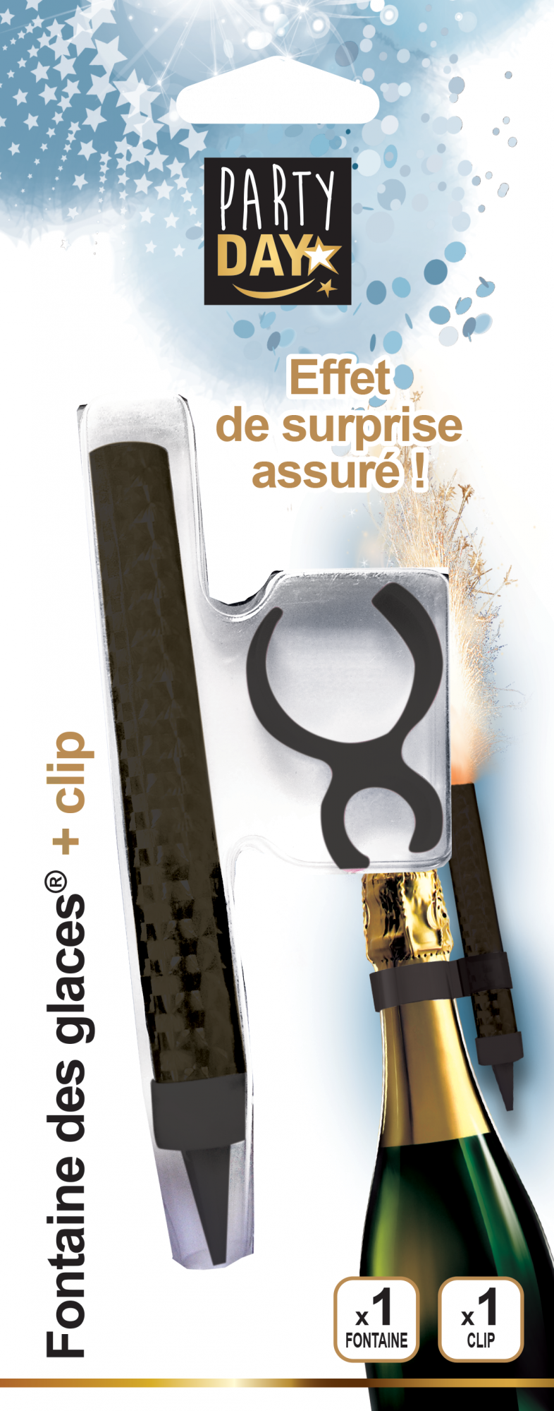 FONTAINE DES GLACES® 12 cm + CLIP