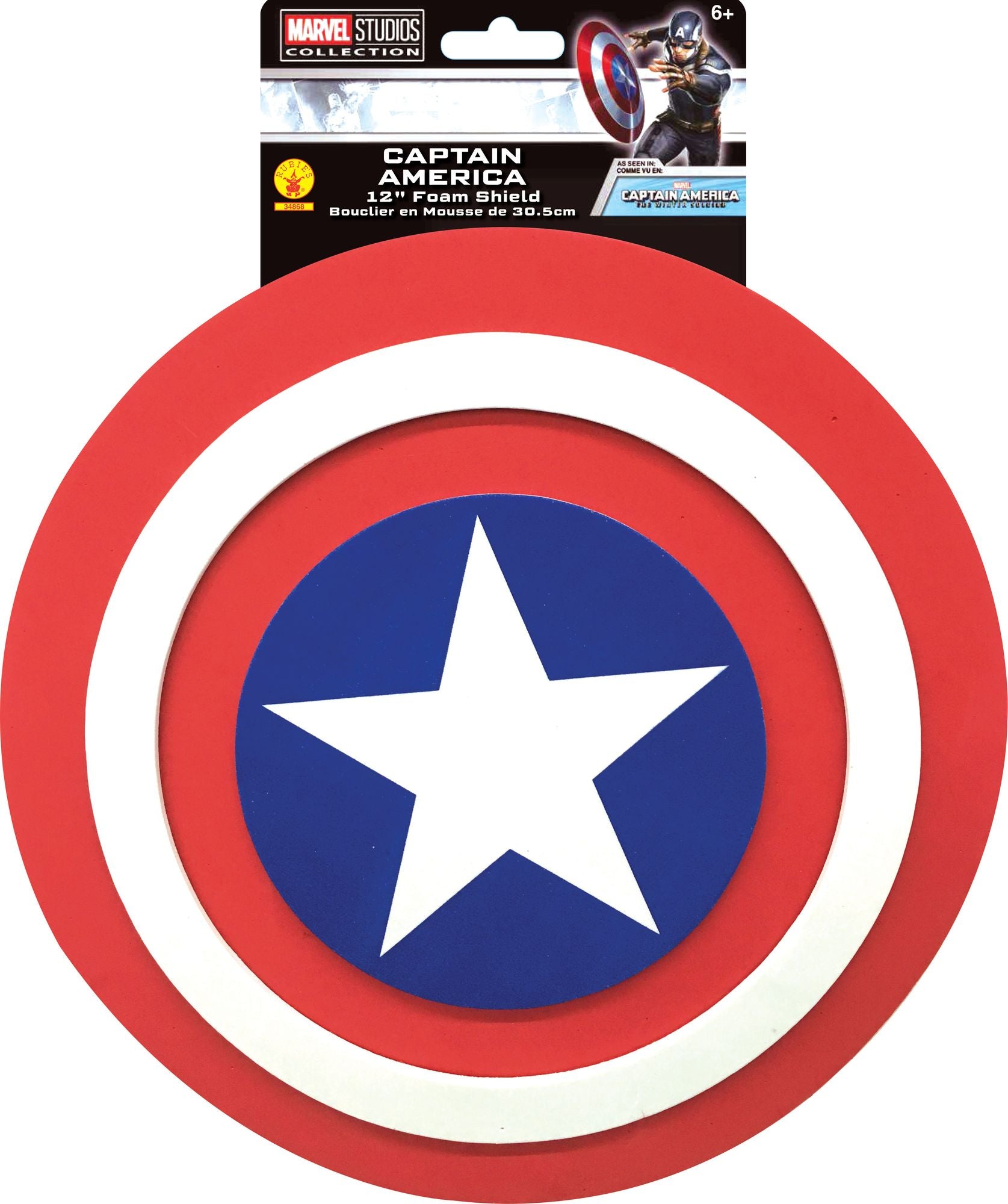 Captain America Schaumstoffschild 30 cm