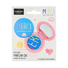 MIROIR DE POCHE MERCI MAITRESSE