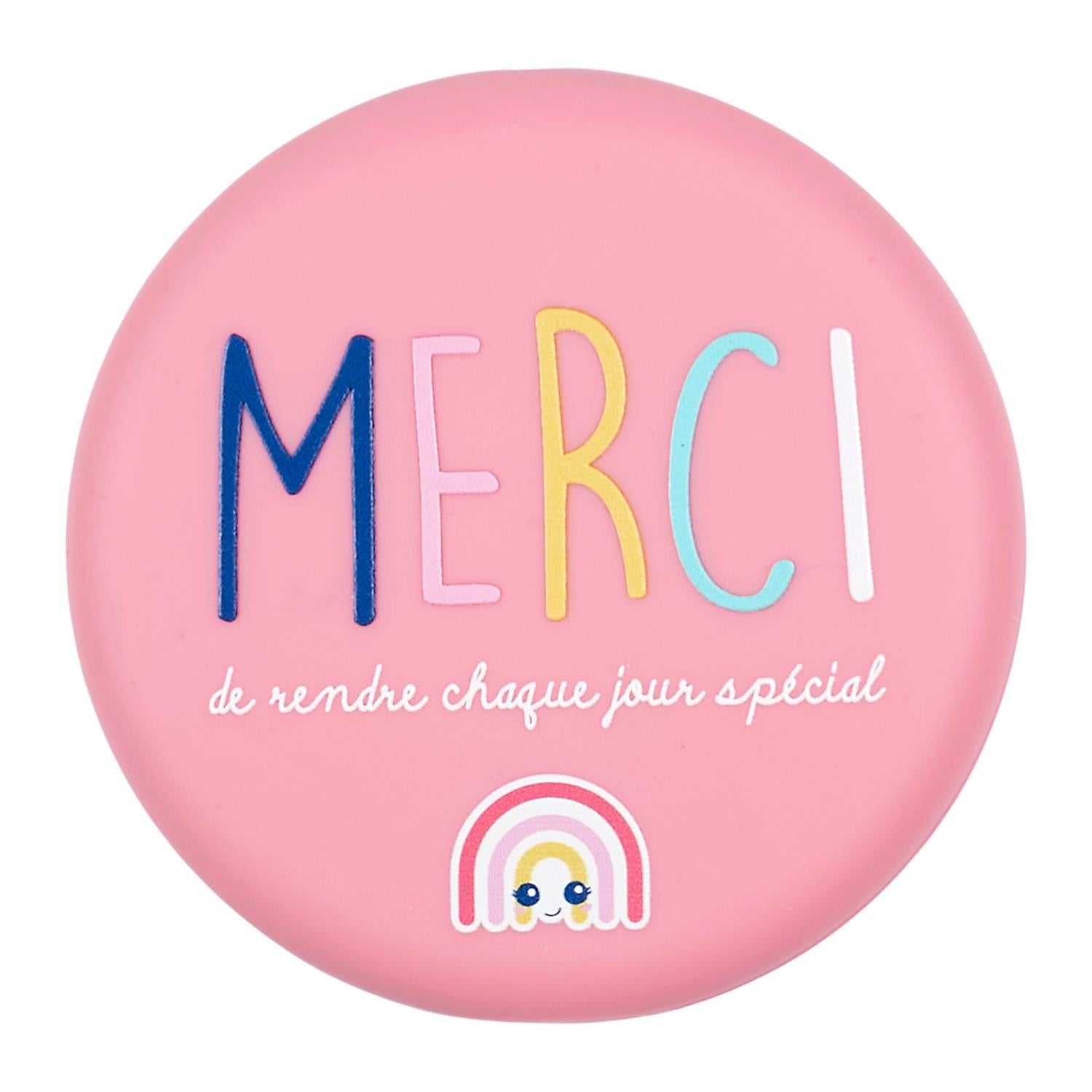 MIROIR DE POCHE MERCI MAITRESSE